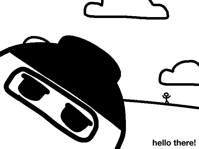 a terrible drawing of me.